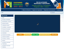 Tablet Screenshot of elecciones2010.unimagdalena.edu.co